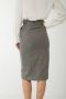 Twinset Longuette rok in Prince of Wales-ruit Gray Dames - Thumbnail 5