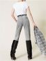 Twinset Hoge Taille Wortel Fit Denim Jeans Gray Dames - Thumbnail 2