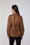 Twinset Bruine Shirt Stijl Jas met Knopen Brown Dames - Thumbnail 2