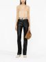 Twinset Flared broek van imitatieleer Black Dames - Thumbnail 4