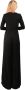 Twinset Elegante Viscose Jumpsuit met Geplooide Broek Black Dames - Thumbnail 5