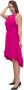 Twinset Knielengte Jurk Pink Dames - Thumbnail 4