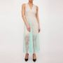 Twinset Groene Aqua Jurk Green Dames - Thumbnail 4
