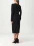 Twinset Stijlvolle Abito Jurk Zwart Dames - Thumbnail 2