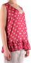 Twinset Mouwloos topje Rood Dames - Thumbnail 2
