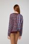 Twinset Multicolor Patchwork Trui Ronde Hals Multicolor Dames - Thumbnail 2