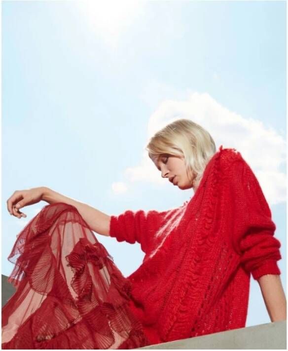 Twinset Round-neck Knitwear Rood Dames