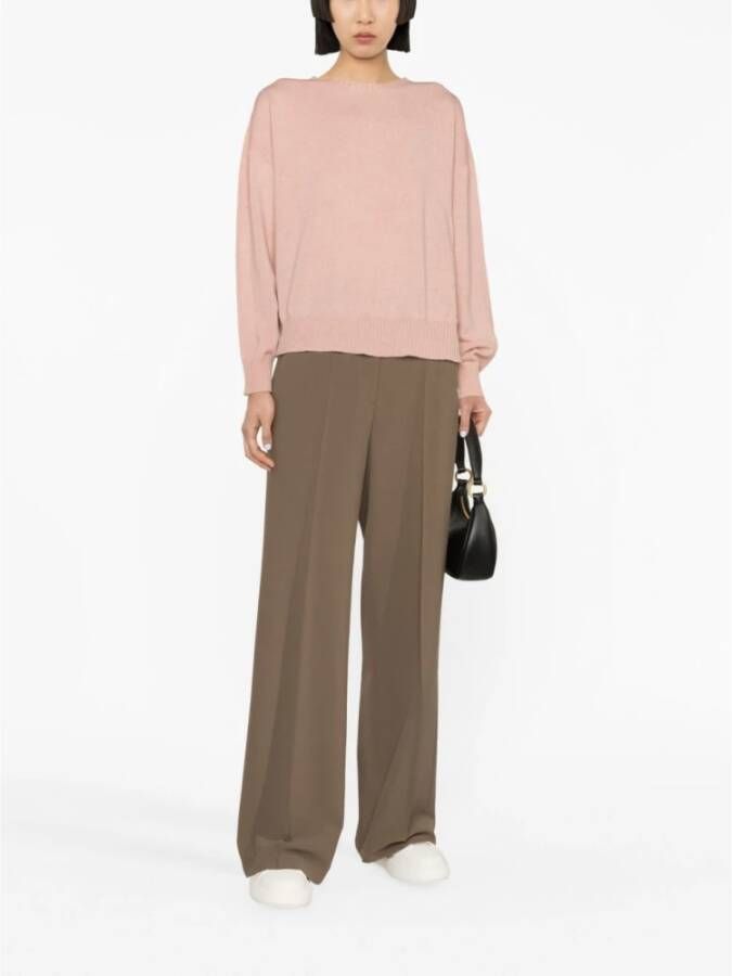 Twinset Round-neck Knitwear Roze Dames