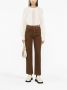 Twinset Zachte Gebreide Trui met Handgenaaide Veren Beige Dames - Thumbnail 2