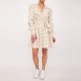 Twinset Gedessineerde Jurk Beige Dames - Thumbnail 2