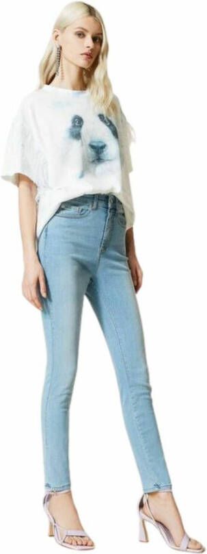 Twinset Skinny jeans Blauw Dames