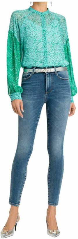 Twinset Slim-fit Jeans Blauw Dames