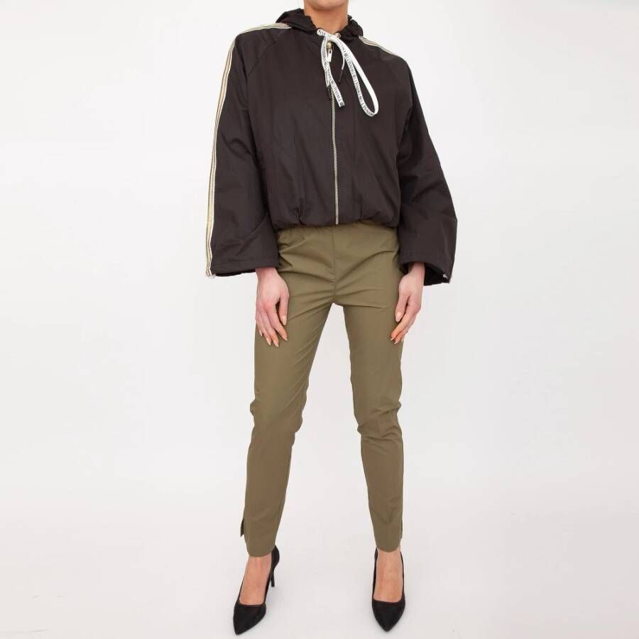 Twinset Slim-fit Trousers Groen Dames