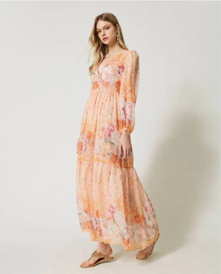 Twinset Summer Dresses Oranje Dames