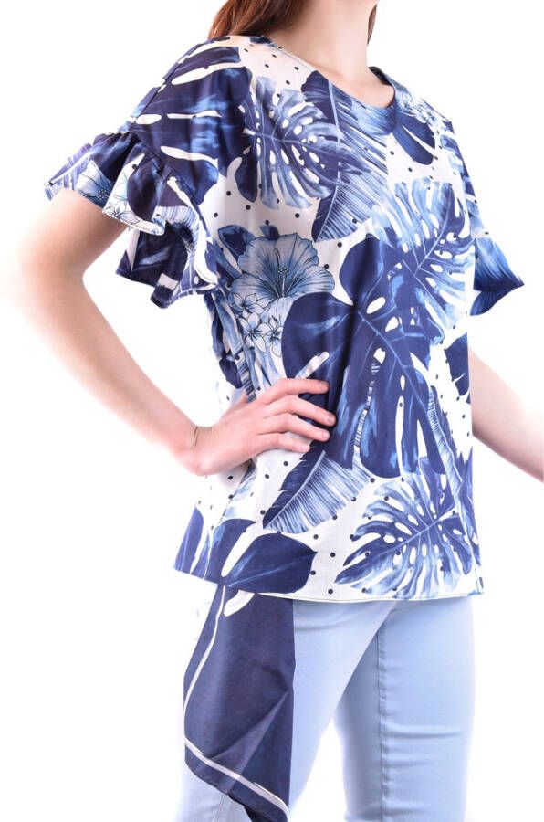 Twinset T-shirt Blauw Dames