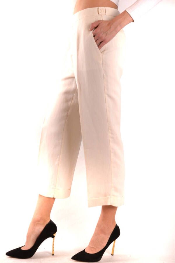Twinset Cropped broek Beige Dames