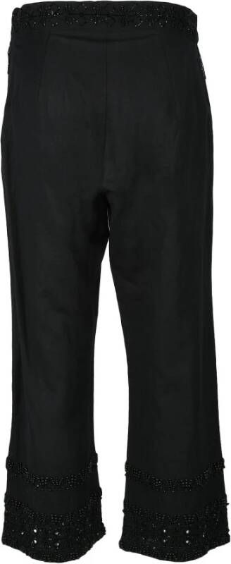Twinset Trousers Zwart Dames
