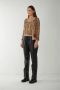 Twinset Broek in Zwart Kunstleer Black Dames - Thumbnail 2