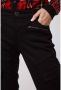 Twinset Zwarte Cargo Skinny Broek met Hart Knoop Black Dames - Thumbnail 2