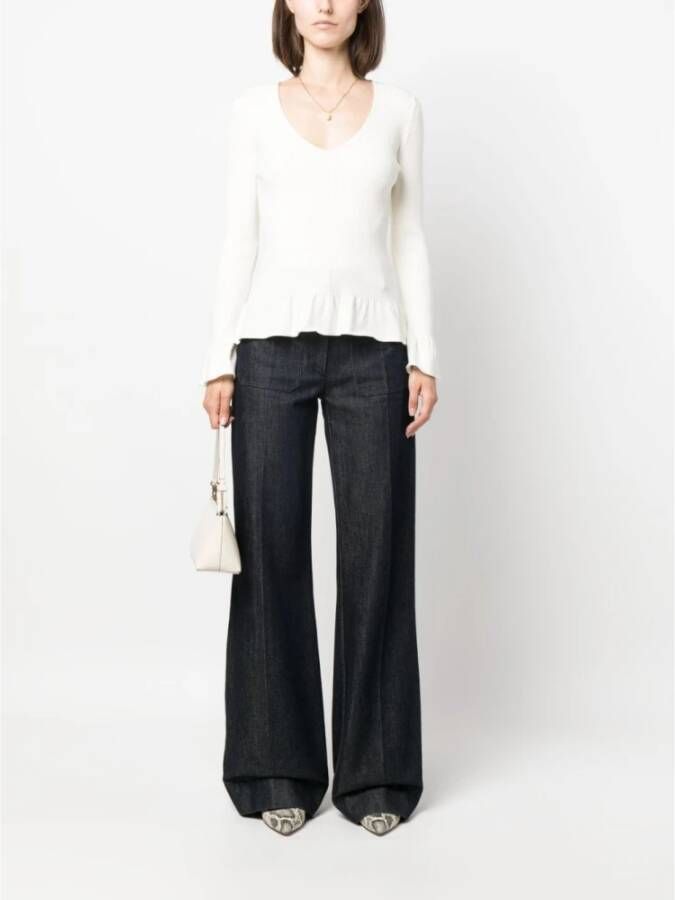 Twinset V-neck Knitwear Wit Dames
