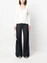 Twinset Bianco Ruffle Mouw Sweatshirt White Dames - Thumbnail 2