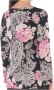 Twinset Viscose Sweaters met Bloemenprint Zwart Dames - Thumbnail 2