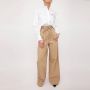 Twinset Wide Trousers Beige Dames - Thumbnail 2
