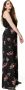 Twinset Florale broek met hoge taille en wijde pasvorm Black Dames - Thumbnail 2