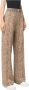 Twinset Wijde broek met dierenprint Bruin Dames - Thumbnail 2