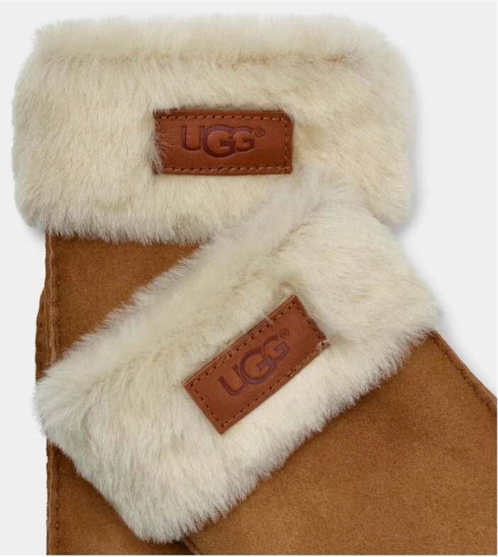 Ugg Cognac Omdraaihandschoen Stijl 17369-Che Bruin Dames