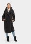 Ugg Jas met dubbele rij knopen Zwart Dames - Thumbnail 2