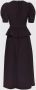 Ulla Johnson Lange jurk met ruchedetail Black Dames - Thumbnail 2