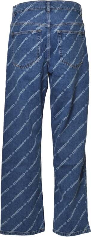 Umbro Wide Jeans Blauw Heren