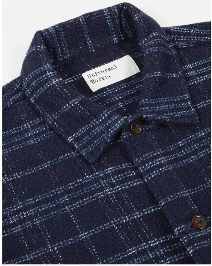 Universal Works Jasje Blauw Heren