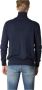 U.s. Polo Assn. Blauwe Effen Gebreide Trui met Col voor Heren Blue Heren - Thumbnail 2