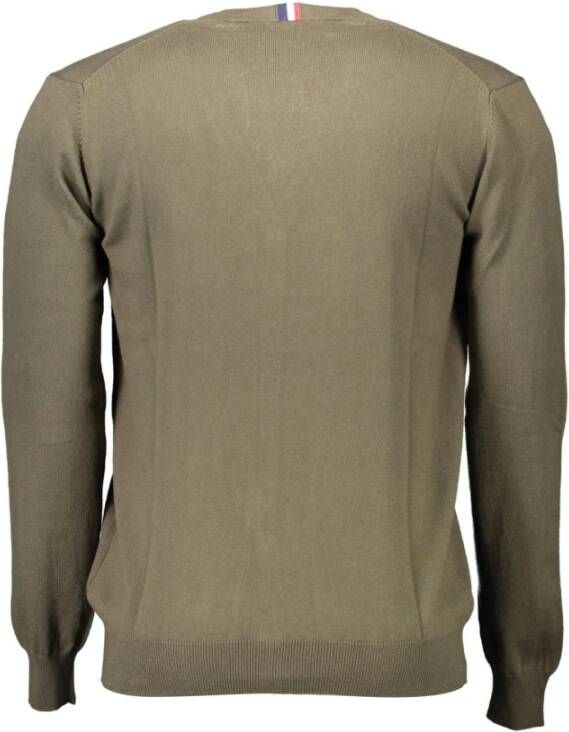 U.s. Polo Assn. Green Cotton Sweater Groen Heren