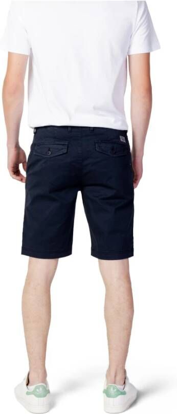 U.s. Polo Assn. Heren Shorts in Blauw met Ritssluiting en Knoopsluiting Blauw Heren