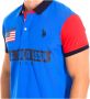 U.s. Polo Assn. Korte Mouw Polo in Marineblauw Blue Heren - Thumbnail 2
