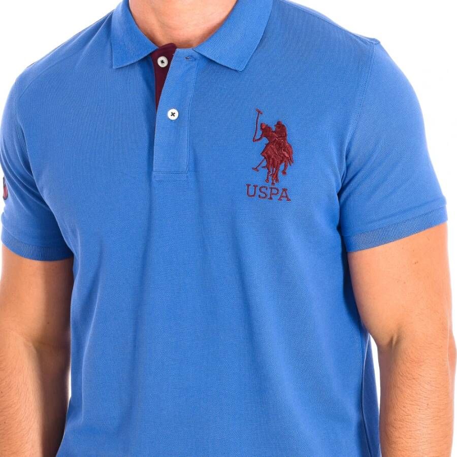 U.s. Polo Assn. Polo Shirts Blauw Heren