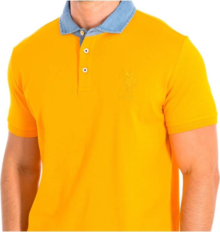 U.s. Polo Assn. Polo Shirts Geel Heren
