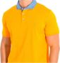 U.s. Polo Assn. Gele Polo Shirt Korte Mouwen Orange Heren - Thumbnail 2