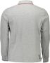 U.s. Polo Assn. Stijlvolle Polo met Lange Mouwen en Contrastdetails Gray Heren - Thumbnail 4