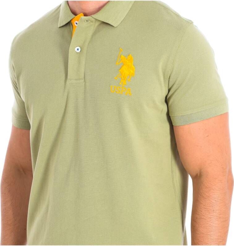 U.s. Polo Assn. Polo Shirts Groen Heren