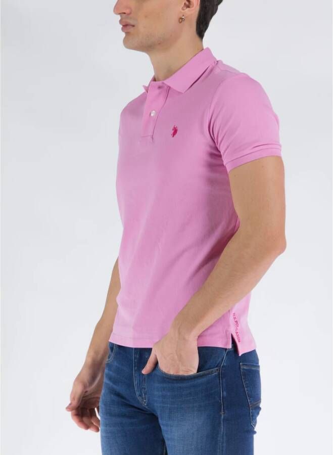 U.s. Polo Assn. Polo Shirts Roze Heren