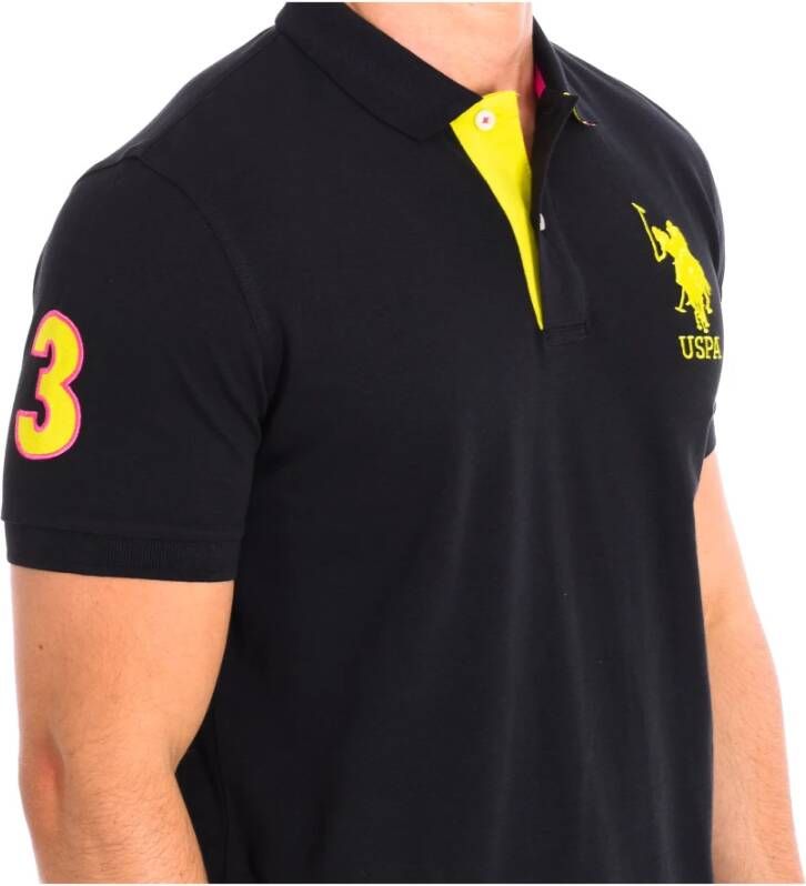 U.s. Polo Assn. Polo Shirts Zwart Heren