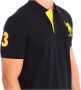 U.s. Polo Assn. Korte Mouw Polo in Khaki Black Heren - Thumbnail 2