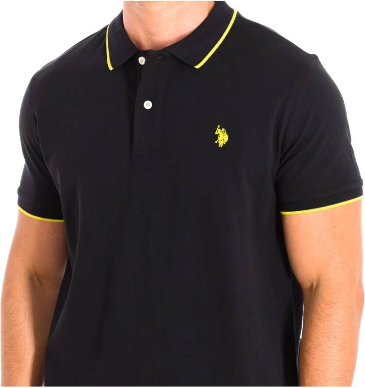 U.s. Polo Assn. Polo Shirts Zwart Heren