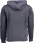 U.s. Polo Assn. Blauwe Hoodie met Rits en Borduursel Blue Heren - Thumbnail 2