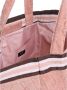 V73 Debossed Logo Print Tote Tas Roze Pink Dames - Thumbnail 3