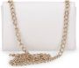 VALENTINO BAGS Zilverkleurige clutch met labelapplicatie model 'DIVINA' - Thumbnail 3